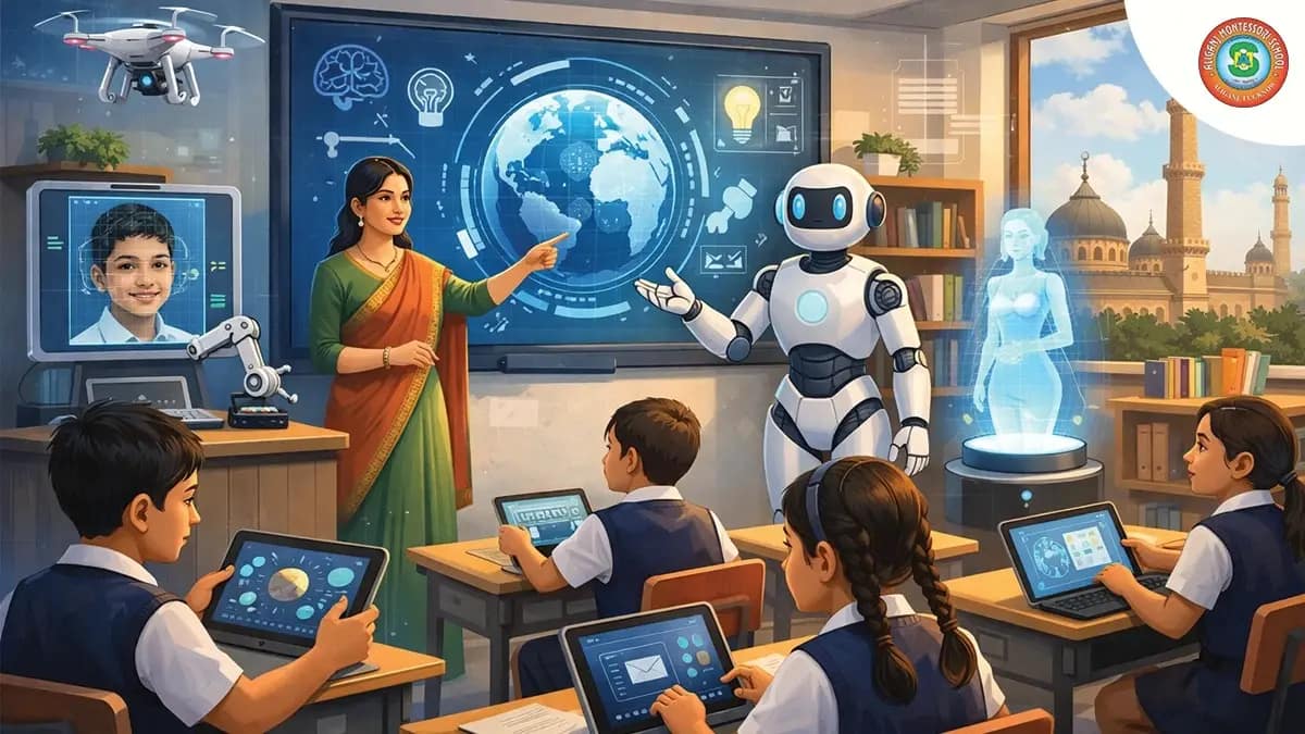 AI in Schools: How Smart Learning is Changing Classrooms in Lucknow | Aliganj Montessori School